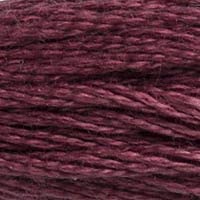 DMC 117-315 Mouline Stranded Cotton Six Strand Embroidery Floss Thread, Dark Antique Mauve, 8.7-Yard