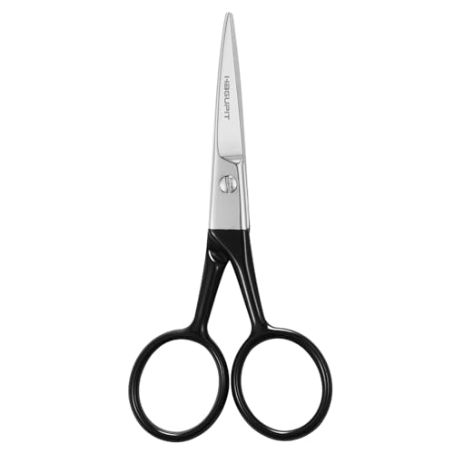 4" Small Precision Embroidery Scissors - All purpose Stainless Steel Sharp Fabric Scissors for DIY Craft Thread Cutting Yarn, Knitting Needlework Stitching Shears, Manicure Cuticles Nail