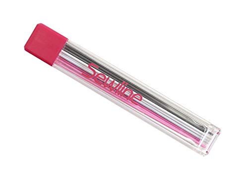 Sewline Fabric Pencil Lead Refills – Variety Pack White Black Pink (0.9 mm) for Quilting, Sewing & Fabric Marking – 9 Count