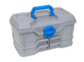 Flambeau Outdoors NextGen 4/0 Tackle Box, 4 Pivot Trays, 25-Piece Kit, Gray - size: Medium - With Tackle Kit - Light Gray