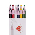 HOMSSEM 12-Pack Multi-Surface China Marker & Peel Off Grease Pens - Mix 12p - color: Mix 12p