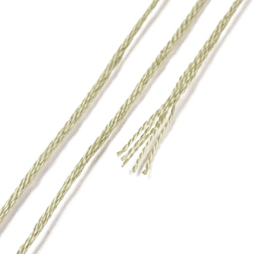 FASHEWELRY 105 Yards Crewel Cross Stitch Floss for Jewelry Making, 1mm Polyester Embroidery Floss Thread Embroidery Thread Bulk for Bracelet Knitting Stitch Supply (Rainbow) - color: Heath Color, size: 1mm