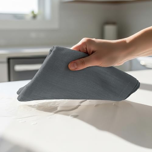 Utopia Kitchen Light Grey Flour Sack Towels [12 Pack-28 x 28 In]100% Cotton - color: Light Grey, size: 12 Pack