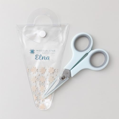 Missouri Star Small Scissors 4.5” - Mini Scissors All Purpose for Cutting Fabric, Sewing, Crafting - Ultra Sharp with Comfort Grip and Blade Cover - size: 4.5 Inch