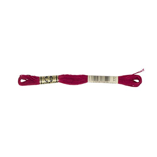 DMC 6-Strand Embroidery Cotton Floss, Very Dark Raspberry - style: #777 Red