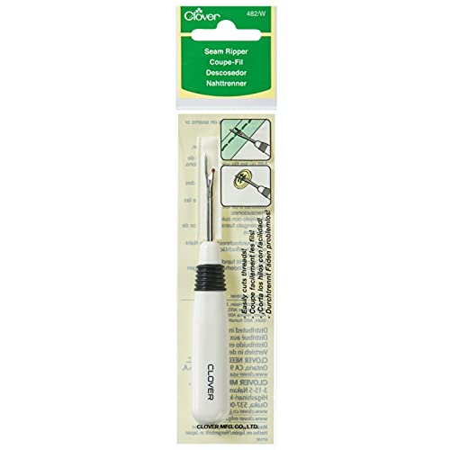 Clover White Ergonomic Seam Ripper