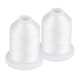 60WT Filament Polyester Bobbin Thread for Quilting 1500M White - color: White, size: 1500 Meters