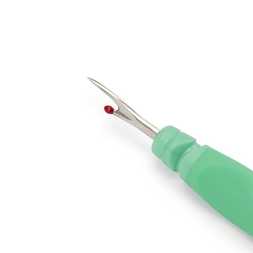 Dritz Ergonomic Design Small Seam Ripper (5110) - color: Green, size: 1-Pack, style: Small with Ergonomic Design and Safety Cap