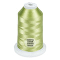 Simthread 5500Yds/5000M 40WT Trilobal Polyester Embroidery Thread Green 027 - color: Fresh Green-027