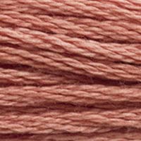 DMC 117-3778 Mouline Stranded Cotton Six Strand Embroidery Floss Thread, Light Terra Cotta, 8.7-Yard