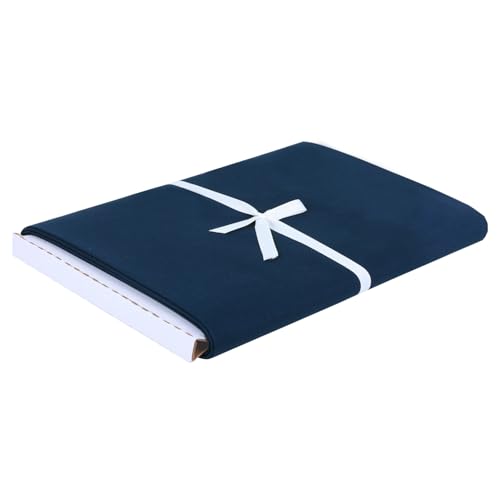 Craftido-19 Options-100% Cotton Fabric by The Yard in Solid Color 44”Wide by 3yd (9 ft) -Medium Weight 5.2 oz-Soft Cotton for Quilting, Sewing, Crafts, Binding, Backing and Lining - Navy - color: Navy