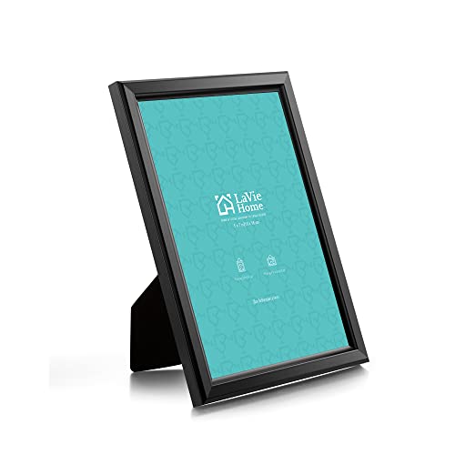 LaVie Home 5x7 Picture Frames (12 Pack, Black) Simple Designed Photo Frame with High Definition Glass for Wall Mount & Table Top Display, Set of 12 Classic Collection - color: Black, size: 5x7