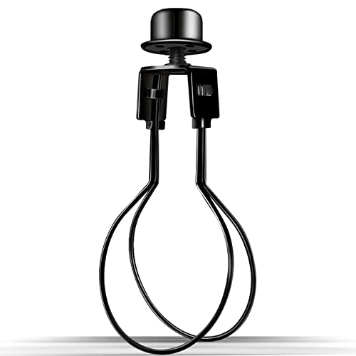 Clip on Lampshade Adapter, Shade Light Bulb Clip Adapter(1 Pcs, Black) - color: Black