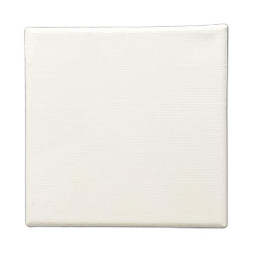 LWR CRAFTS Stretched Canvas 5" X 5" Pack of 6 - size: 5"x5"x6 (standard)