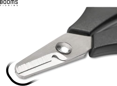 Booms Fishing S01 Fishing Scissors for Braided Line, 4 Styles Options - color: Black_1