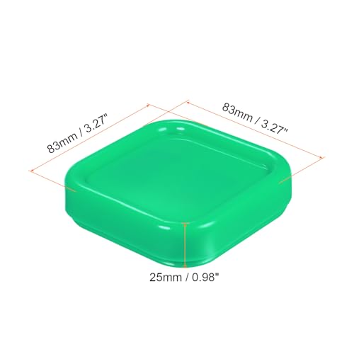 HARFINGTON Magnetic Pin Cushion Square Sewing Pin Holder Green - color: Green