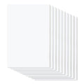 Mat Board Center Pack of 10 Acid-Free Foam Board White 9x12 inch 1/8" Thick - color: White, size: 9x12