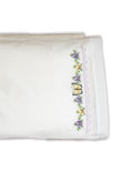 Pansies and Butterlies Stamped for Embroidery Pillowcases - Set of 2