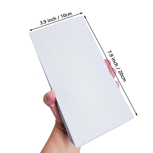 Jtnohx Self Adhesive Felt Sheets Adhesive Backed Felt Fabric White 4"x8" - color: White