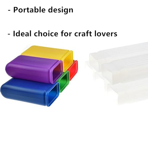 2Pcs 41cm Plastic Knitting Needle Storage Tube Sewing Pin Holder