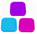 3Pcs Square Plastic Magnetic Pin Cushion Anti Loss Sewing Pin Needle Storage Holder Magnetic Push Pins Holder for Sewing Quilting DIY Projects, Pincushions Random Color