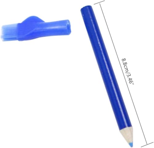 12Pcs Sewing Fabric Pencils with Brush Tailor Pencils Sewing Marking Pencil Fabric Chalk Pencil Tracing Tailor Chalk for Tailor Tools