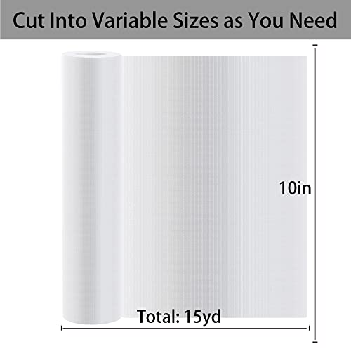 Water Soluble Stabilizer for Embroidery Topping Film (10 in x 15 yd Roll), Seneme 35um Clear Embroidery Stabilizers - Wash Away Embroidery Stabilizer for Machine Embroidery Stabilizer and Hand Sewing - size: 10"*15yd roll