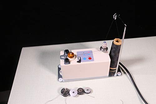 Axis Bobbin Winder Portable Automatic Bobbin Winder Bobbin Class15 L M Style for Juki Janome Brother Singer Quilting Embroidery Sewing Machine Bobbin Max Dia 1.1” Bobbin Hole Dia 1/4” Wide 0.46”