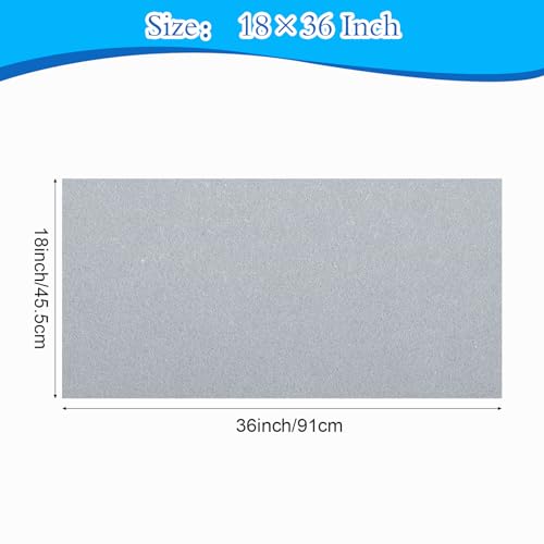 Felt Fabric 18" X 36" (Grey) - color: Grey, size: 18" X 36"