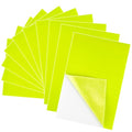 10PCS Bright Yellow Self Adhesive Felt Fabric Sheets Sticky Felt Sheets for Craft Supplies Art Home Making（8.3" x 11.8"/20 x 30cm） - color: Bright Yellow