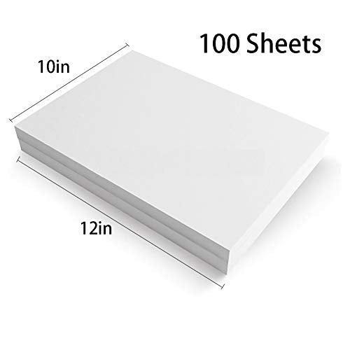 Seneme Tear Away Embroidery Stabilizer Backing 10"x12" 100 Precut Sheets - size: 10"x12" 100 sheets