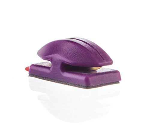 Thread Cutterz Patented Stainless Steel Flat Mountable Quick Thread, Yarn & Embroidery Floss Cutter - Purple - color: Purple