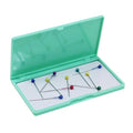 Magnetic Needle Storage Case, Portable Knitting Pin Holder, Magnetic Manual DIY Sewing Stitching Pin Organizer Box (Light Green) - color: Light Green