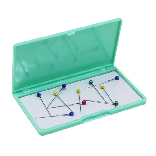 Magnetic Needle Storage Case, Portable Knitting Pin Holder, Magnetic Manual DIY Sewing Stitching Pin Organizer Box (Light Green) - color: Light Green