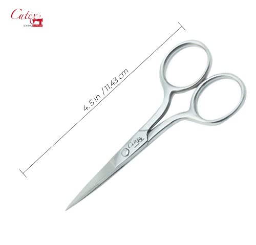Cutex 4-1/2" Straight Sewing & Embroidery Scissors/Thread Trimmers - color: Straight-4.5''