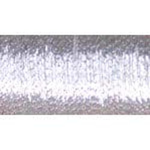 Madeira 9842-011 Metallic Nylon/Polyester Embroidery Thread, 40wt/220 yd, Textured Aluminum - color: Textured Aluminum
