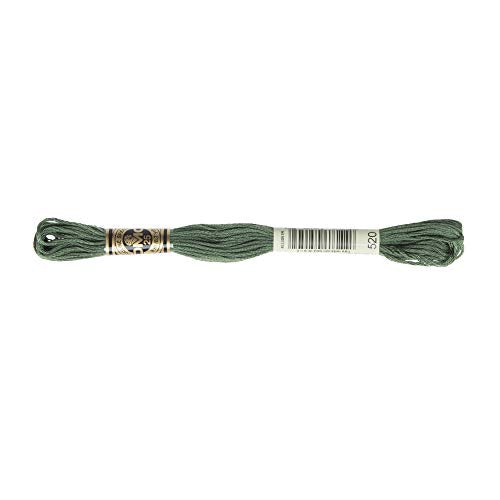 DMC 6-Strand Embroidery Cotton Floss, Dark Fern Green - style: #520 Green