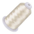 Simthread Embroidery Machine Thread 5000M 40WT Polyester, Ivory 902 - color: Ivory902
