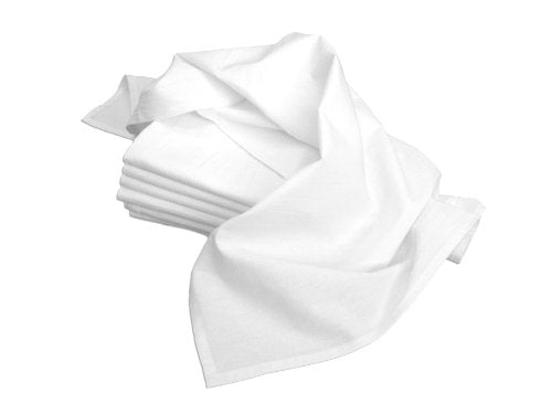 Aunt Martha's Dish Towels, 33 by 38-Inch, 7 Count, White - size: 33 by 38-Inch
