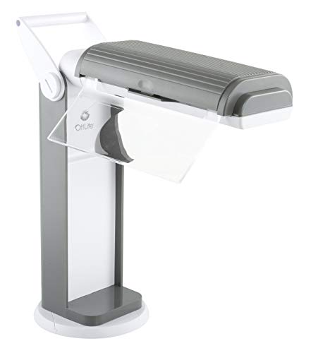 OttLite 13-Watt Classic CFL Magnifier Task Lamp, Dark Gray - color: Dark Gray