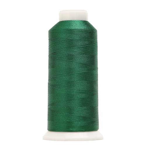 High Tenacity Polyester Embroidery Machine Thread 40WT(120D/2) 4000M Per Spool for Commercial and Domestic Embroidery Machine (Cadmium Green-1851) - color: Cadmium Green-1851