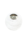 DMC Pearl Cotton Thread Ball - Snow White (B5200) - Size 8 - size: 0.7 Ounce (Pack of 1)