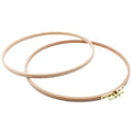 Murtenze 9" Embroidery Hoop Round Beech Wood, 2 Pack - style: 9 Inch