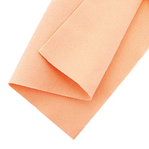 HairBow Center HBC Merino Wool Blend Felt Crafting Sheets (8 5/8'' x 11 5/8'') - Barely Peach - color: Barely Peach