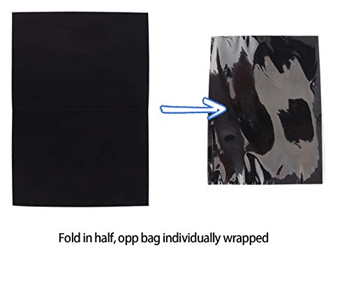 Aida Cloth 14 Count Cross Stitch Fabric,12×18inch,5Pcs (Black) - color: Black