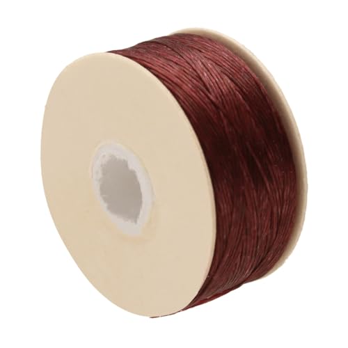 The Beadsmith Nymo Thread, Made of Nylon - size: Size D, 64 Yards, style: Burgundy