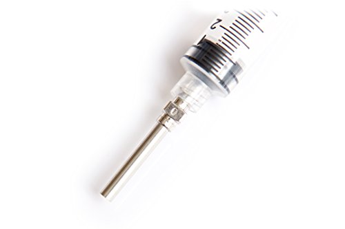 12 Pack 8g 10g 12g 14g 1 Inch Stainless Steel Blunt Tip Dispensing Needle Assortment, Luer Lock | Dispense Oil, Juice, Ink, Glue, Distillate, Sand, Vegetable Glycerin, Refill Empty Pen