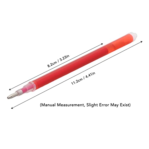 80Pcs Heat Erasable Pens Refills,4 Bright Colors High Temperature Disappearing Pen Refill Dressmaking Patchwork Marking Pens for Sewing Clothing Handicarft Needlework