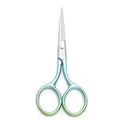 Multicolor Professional Grooming Scissors for Facial Hair Removal - color: Green