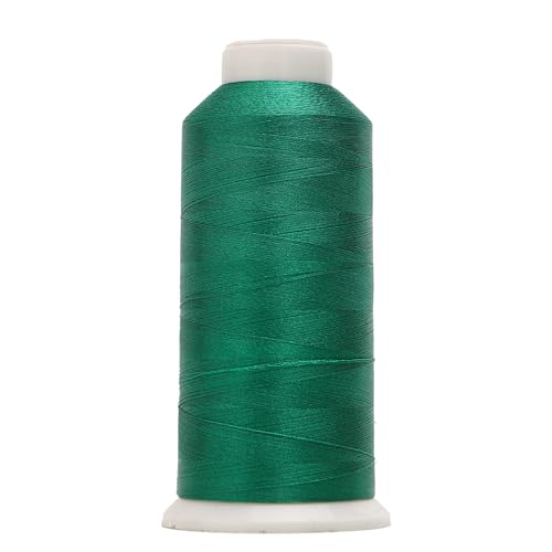 High Tenacity Polyester Embroidery Machine Thread 40WT(120D/2) 4000M Per Spool for Commercial and Domestic Embroidery Machine (Christmas Green-1750) - color: Christmas Green-1750
